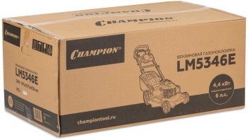 Газонокосилка роторная Champion LM5346E