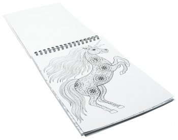 Альбом-раскраска для рисования Silwerhof 32л. 150х210мм гребень