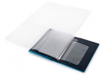 Обложка для документов Piquadro Blue Square PP5246B2R/BLU2 синий натур.кожа