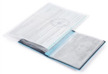 Обложка для документов Piquadro Blue Square PP5256B2/BLU2 синий натур.кожа