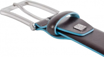 Ремень мужской Piquadro Blue Square CU5258B2/MO регулир. 125х3.5см коричневый натур.кожа