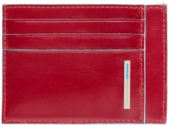 Чехол для кредитных карт Piquadro Blue Square PP2762B2R/R красный натур.кожа