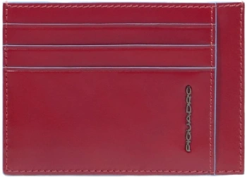 Чехол для кредитных карт Piquadro Blue Square PP2762B2R/R красный натур.кожа