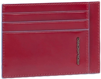 Чехол для кредитных карт Piquadro Blue Square PP2762B2R/R красный натур.кожа