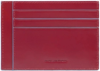 Чехол для кредитных карт Piquadro Blue Square PP2762B2R/R красный натур.кожа
