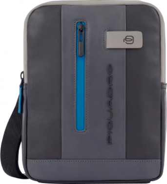 Сумка мужская Piquadro Urban CA1816UB00/NGR черная/серая натур.кожа