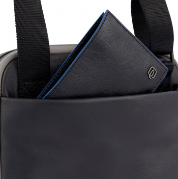 Сумка мужская Piquadro Urban CA1816UB00/NGR черная/серая натур.кожа