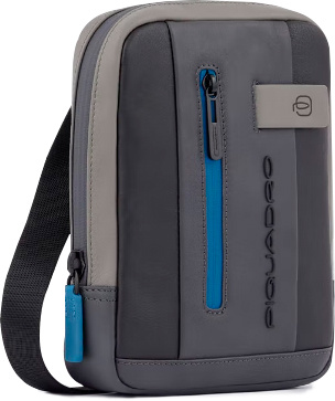 Сумка мужская Piquadro Urban CA3084UB00/NGR черная/серая натур.кожа