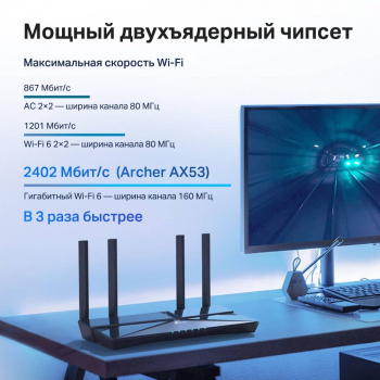 Роутер беспроводной TP-Link Archer AX53