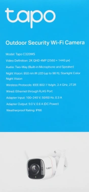 Камера видеонаблюдения IP TP-Link  Tapo C320WS