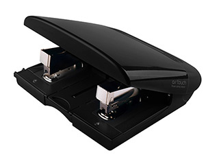 Степлер Kw-Trio 055Y2 24/6 24/8 23/6 23/8 (40листов) снижение усилия ассорти 100скоб металл коробка