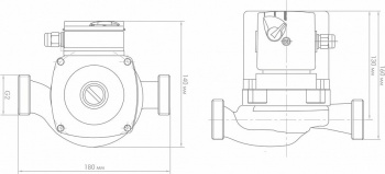 Насос циркуляционный Джилекс Циркуль 32/80