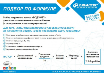 Насос скважинный Джилекс Водомет 3Д 55/70