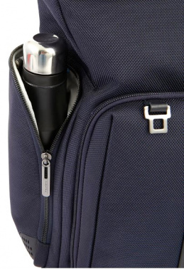 Рюкзак мужской Piquadro Brief2 CA5949BR2/BLU роллтоп синий нейлон/натур.кожа