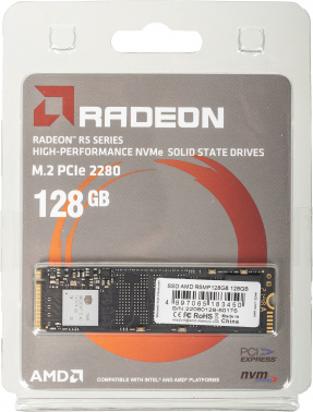 Накопитель SSD AMD PCIe 3.0 x4 128GB R5MP128G8