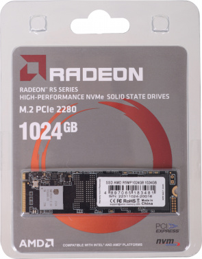 Накопитель SSD AMD PCIe 3.0 x4 1TB R5MP1024G8