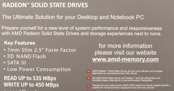 Накопитель SSD AMD SATA-III 256GB R5SL256G