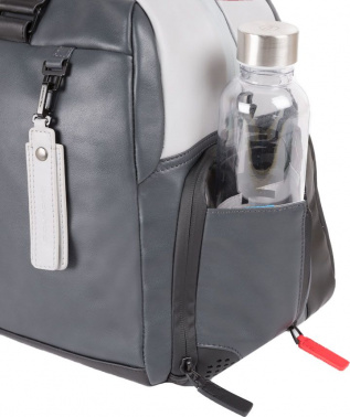 Сумка дорожная Piquadro Urban BV4447UB00/GRN серая/черная натур.кожа