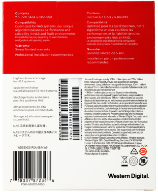 Накопитель SSD WD SATA-III 500GB WDS500G1R0A