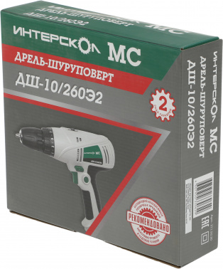 Дрель-шуруповерт Интерскол ДШ-10/260Э2