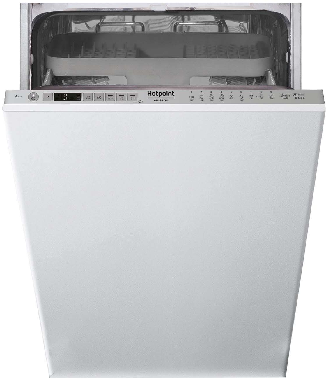 Посудомоечная машина встраив. Hotpoint-Ariston HSIO 3T235 WCE 1900Вт узкая