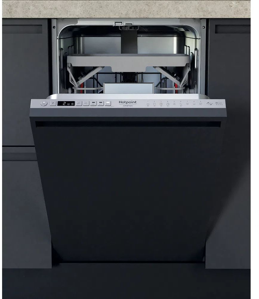 Посудомоечная машина встраив. Hotpoint-Ariston HSIO 3T235 WCE 1900Вт узкая