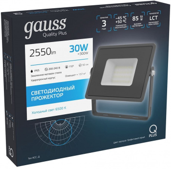 Прожектор уличный Gauss Qplus  690511330
