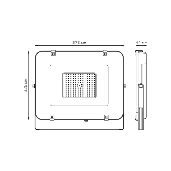Прожектор уличный Gauss Elementary  691511150