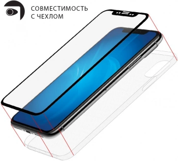 Защитное стекло для экрана прозрачная DF sSteel-79