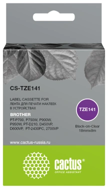 Картридж ленточный Cactus CS-TZE141