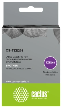 Картридж ленточный Cactus CS-TZE261