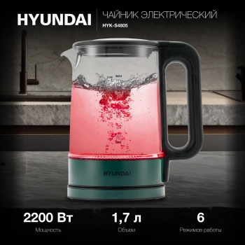 Чайник электрический Hyundai HYK-S4805