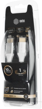 Кабель аудио-видео Cactus CS-HDMI.2.1-1