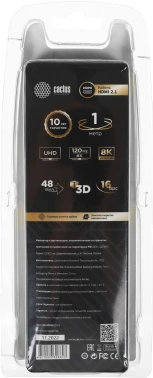 Кабель аудио-видео Cactus CS-HDMI.2.1-1