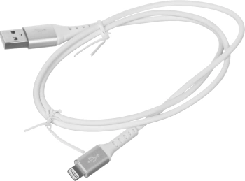 Кабель Cactus CS-LG.USB.A-0.8 USB (m)-Lightning (m) 0.8м белый блистер