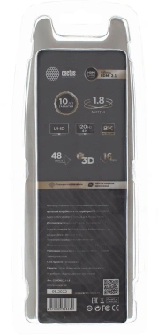 Кабель аудио-видео Cactus CS-HDMI.2.1-1.8