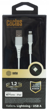 Кабель Cactus  CS-LG.USB.A-1.2