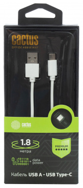 Кабель Cactus  CS-USB.A.USB.C-1.8