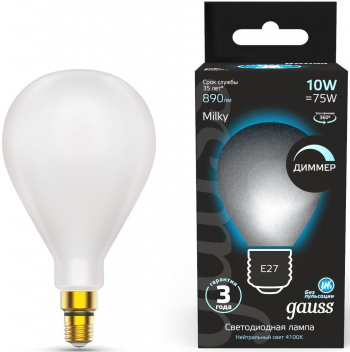 Лампа светодиодная Gauss Filament  179202210-D