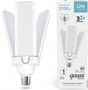 Лампа светодиодная Gauss Basic  11732222