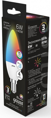 Лампа светодиодная Gauss  103101406