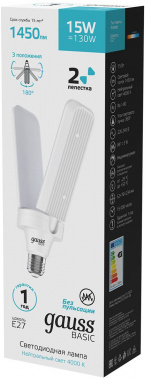 Лампа светодиодная Gauss Basic  11732212