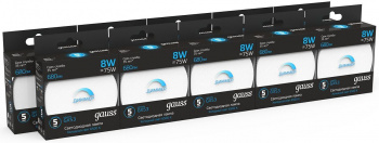 Лампа светодиодная Gauss  108408308-D