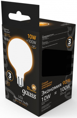 Лампа светодиодная Gauss Filament  189202110
