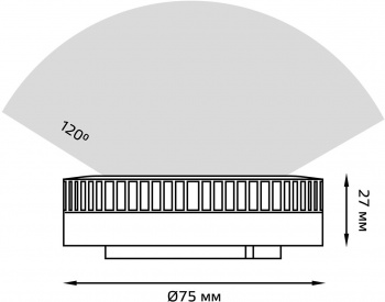 Лампа светодиодная Gauss  108008311