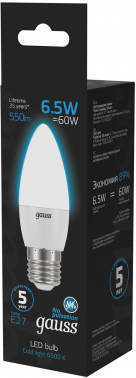 Лампа светодиодная Gauss  103102307