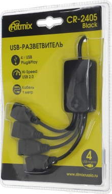 Разветвитель USB 2.0 Ritmix CR-2405