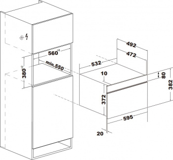 Микроволновая печь Weissgauff BMWO-341 DB