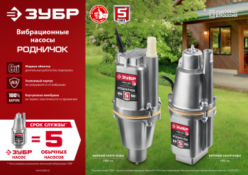 Насос садовый Зубр Родничок-Н НВН-25