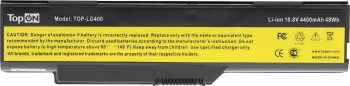 Батарея для ноутбука TopON TOP-LG400